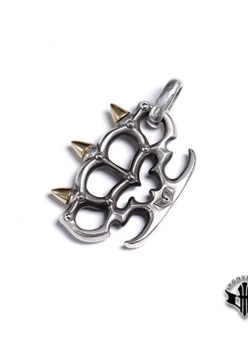 铁心925纯银饰品原创男士吊坠