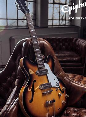 Epiphone爵士电吉他ES335/Casino/Sheraton绿洲Noel签名款易普锋