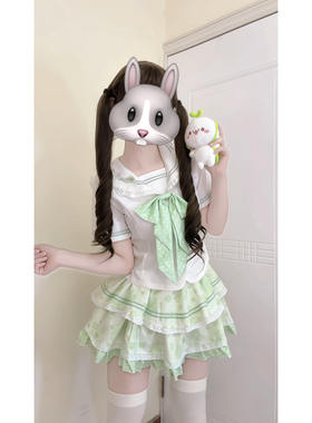 三月信笺初夏JK水手服显瘦百褶