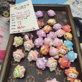 9.9元 包邮 105 021 一个鲷鱼烧KT娃娃树脂