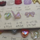 016 10个立体蝴蝶竖通孔15 9.9元 包邮