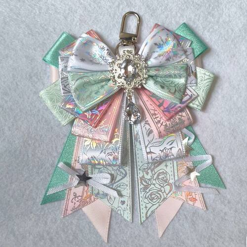 可爱ins风蝴蝶结装饰克拉棒发饰痛包材料diy手作应援扇挂件填充物