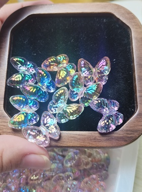 78-018卡12五层UV电镀蝴蝶10个