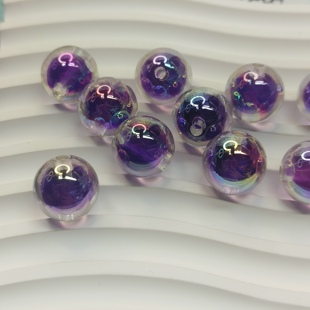 81-026卡16陈明糖心圆珠10颗紫色