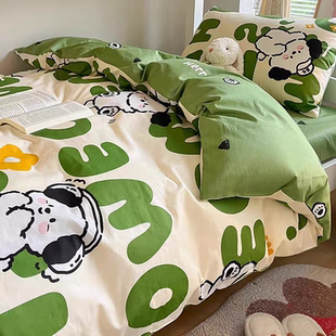 纯棉被套全棉定制订做尺寸150x180 200X230x229x250x220被罩卡通