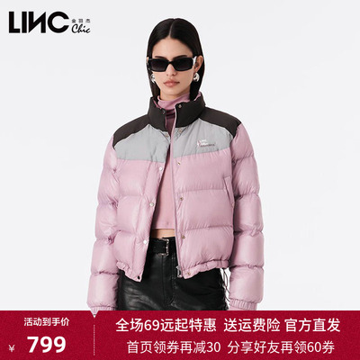 金羽杰羽绒服女短款23秋冬酷感超轻箱型保暖休闲外套Y23801061