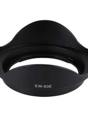 佳能EW-83E遮光罩10-22mm 17-40 16-35一代相机镜头配件77mm