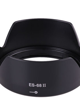 佳能EF 50mmf/1.8STM镜头罩新小痰盂49MM ES-68II 莲花款 遮光罩