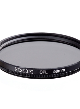 RISE(UK) 49/52/55/58/62/67/72/77mmCPL 偏光偏振镜消除反光镜片