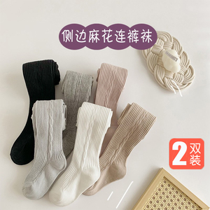 小中大童全棉连裤袜春秋打底裤袜