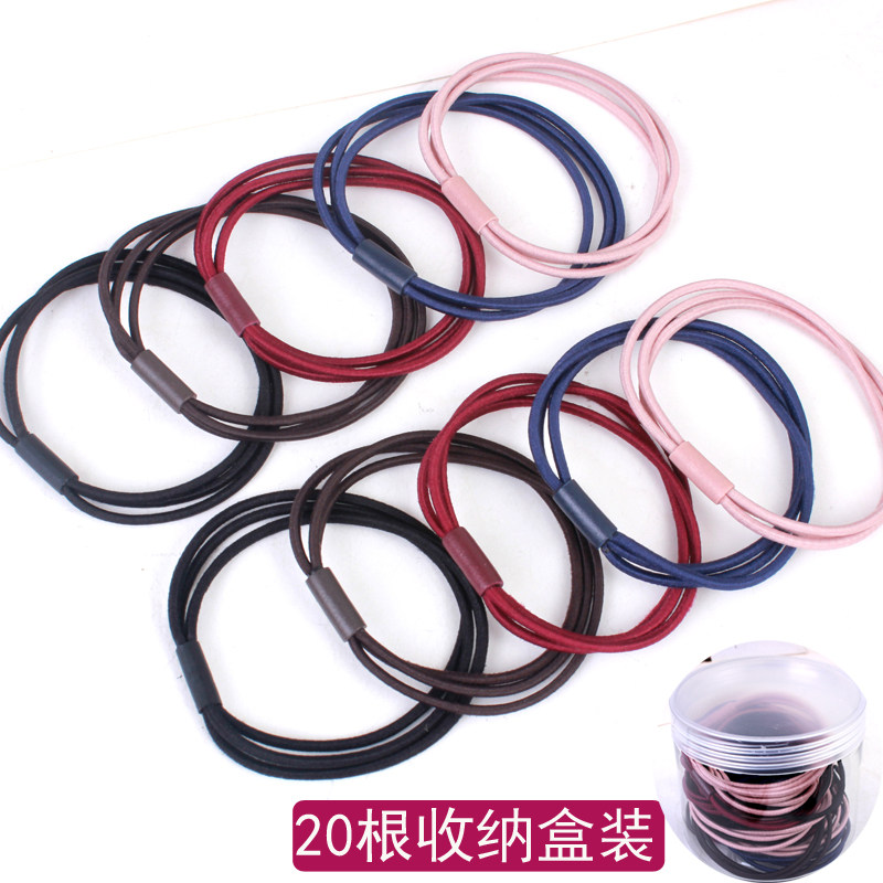 韩版网红小清新橡皮筋发绳女扎头绳头饰简约森女系扎马尾发圈发饰