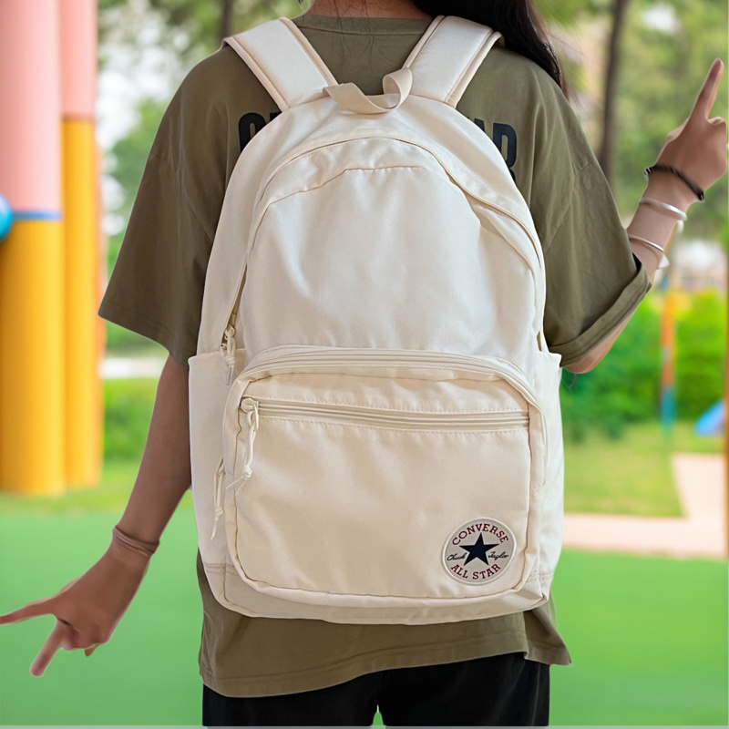 匡威双肩包学生书包帆布