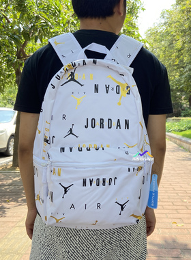耐克NIKE JORDAN AJ飞人初中高中学生书包双肩背包男女DQ8284-100