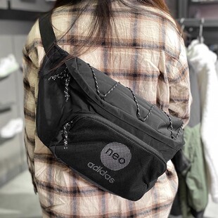 adidas阿迪达斯NEO男女包运动休闲大容量腰包斜挎包男款男生背包