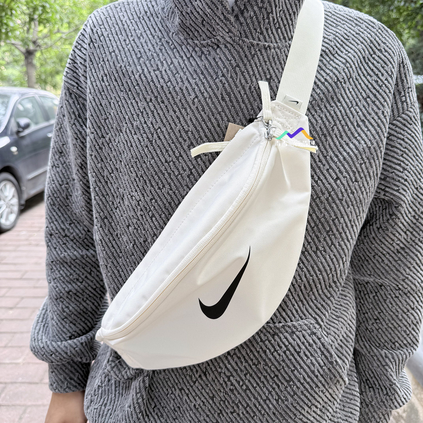 Nike耐克男女斜挎腰包休闲包
