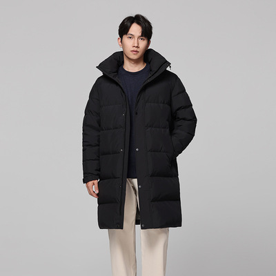 男士羽绒服长款情侣款300g冬新款