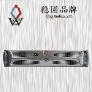 工控稳固品牌机箱2U380mm深塑胶前面板可锁,监控服务机箱