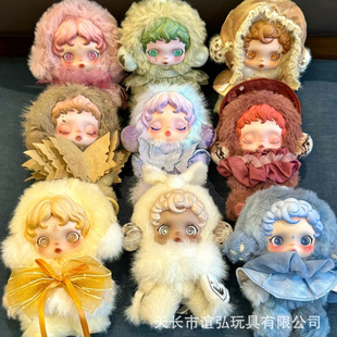 跨境新款sp不眠剧场光织园盲盒潮玩娃娃搪胶毛绒玩具公仔挂件玩偶