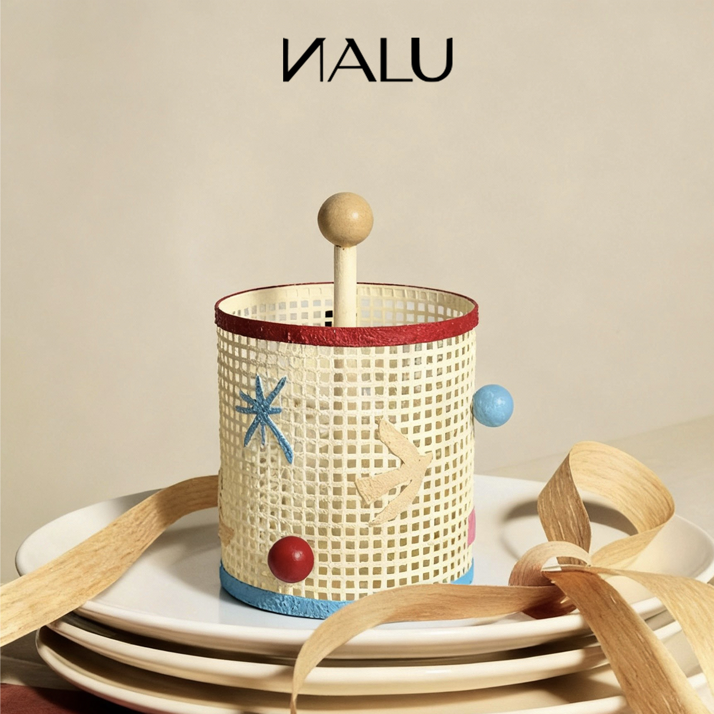 NALU笔筒高颜值分格收纳筒