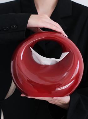 NALU那路创意树脂纸巾盒餐巾纸抽桌面摆件手提包款