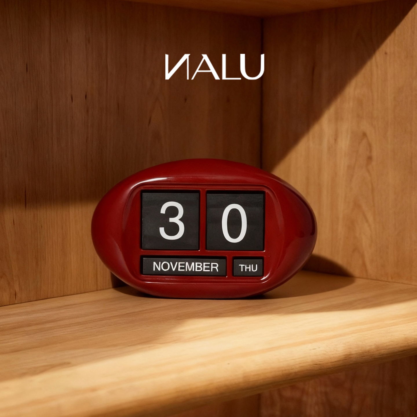 NALU那路鸡蛋万年历创意高级设计感圣诞节礼物桌面摆件日历中古风