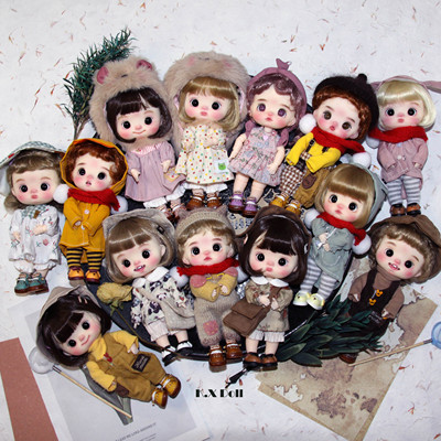 原创bjdob11可动眼全套娃娃