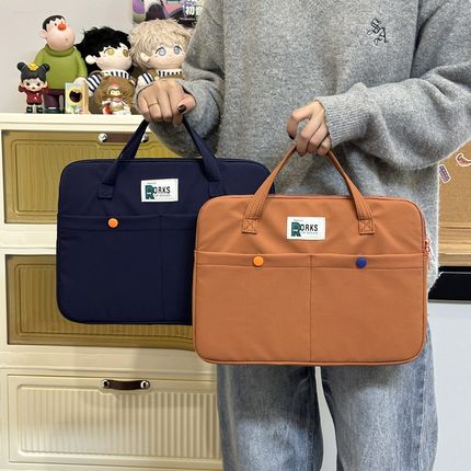 平板收纳包韩版时尚简约笔记本电脑包休闲外出手提包超薄键盘包包