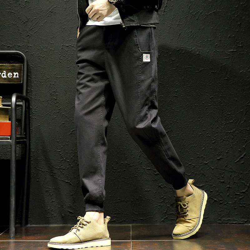 Spring Casual pants man Ninth pants Easy Korean Edition Trend The fat Men's trousers Ankle banded pants Add fertilizer XL trousersin the Men's clothing, Casual pants  category - from Buy2taobao.com to provide professional Taobao agent buy service