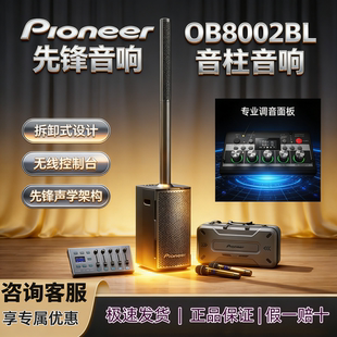 日本pioneer先锋OB8002BL阵列便携式户外音响宴会厅舞蹈室乐队