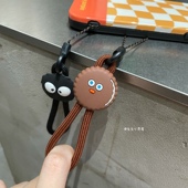 日系ins手机防丢指环扣挂绳短款 挂件吊坠钥匙扣U盘挂饰手绳可爱女