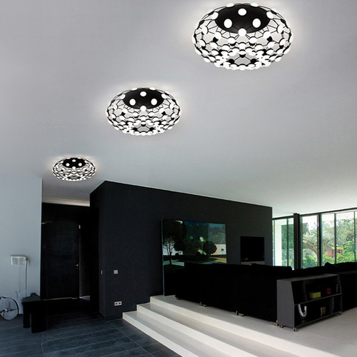 意大利进口Luceplan Mesh现代简约轻奢客厅餐厅大气棋子LED吸顶灯