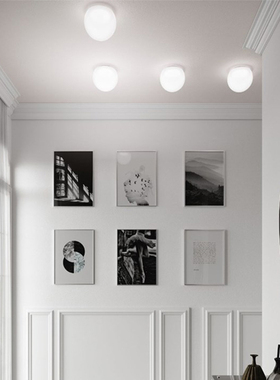 意大利进口Martinelli luce Globo现代简约卧室客厅玻璃吸顶灯