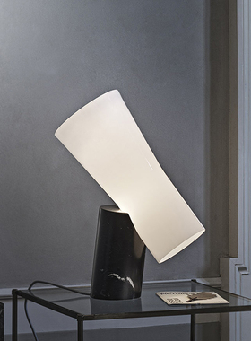 意大利进口Foscarini Nile现代简约书房装饰玻璃大理石台灯