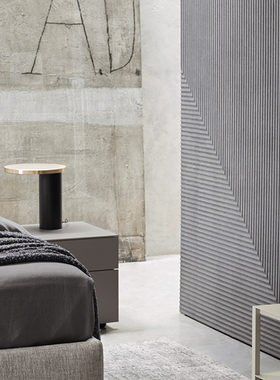 意大利进口Oluce Cylinda现代极简金属卧室书房床头LED装饰台灯