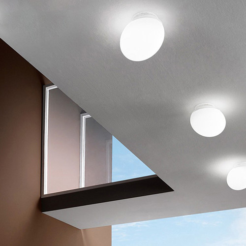 意大利进口Foscarini Gregg龙蛋灯北欧简约玻璃吸顶灯壁灯