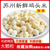2顺丰 2025苏州本地鸡头米新鲜大颗粒冰冻芡实200g 机剥大颗粒