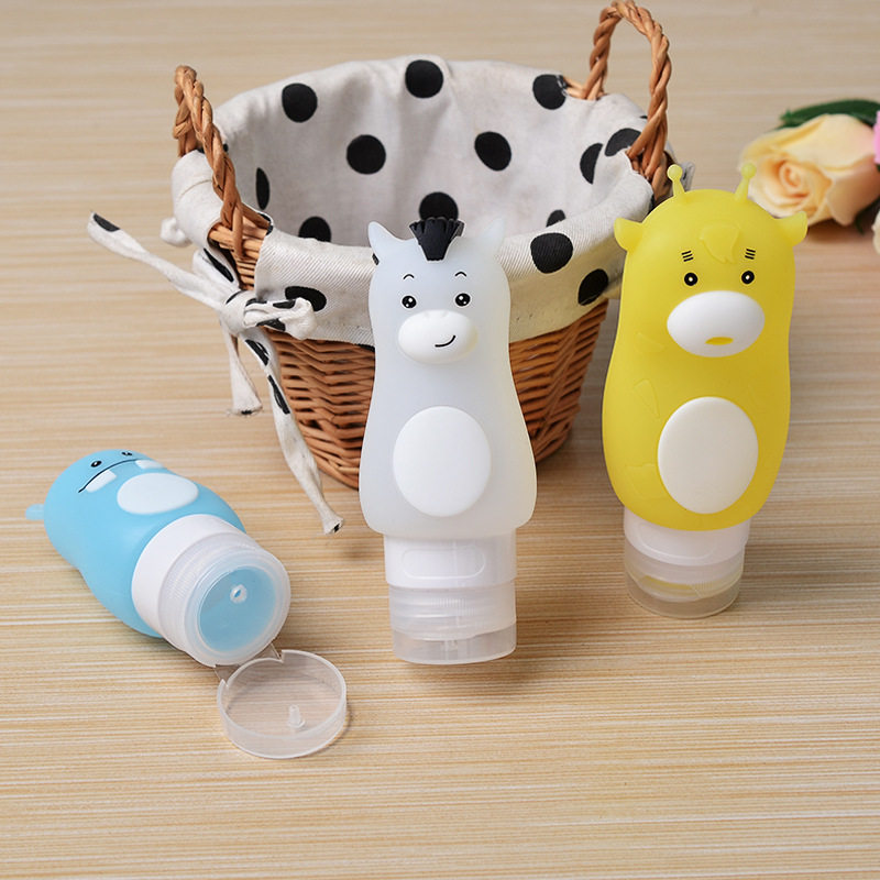 여행용공병 샴푸 화장품 소분 튜브 실리콘 용기 샴푸통 미니 90ml 이미지 4