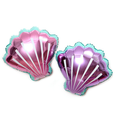 马卡龙贝壳派对铝膜气球
