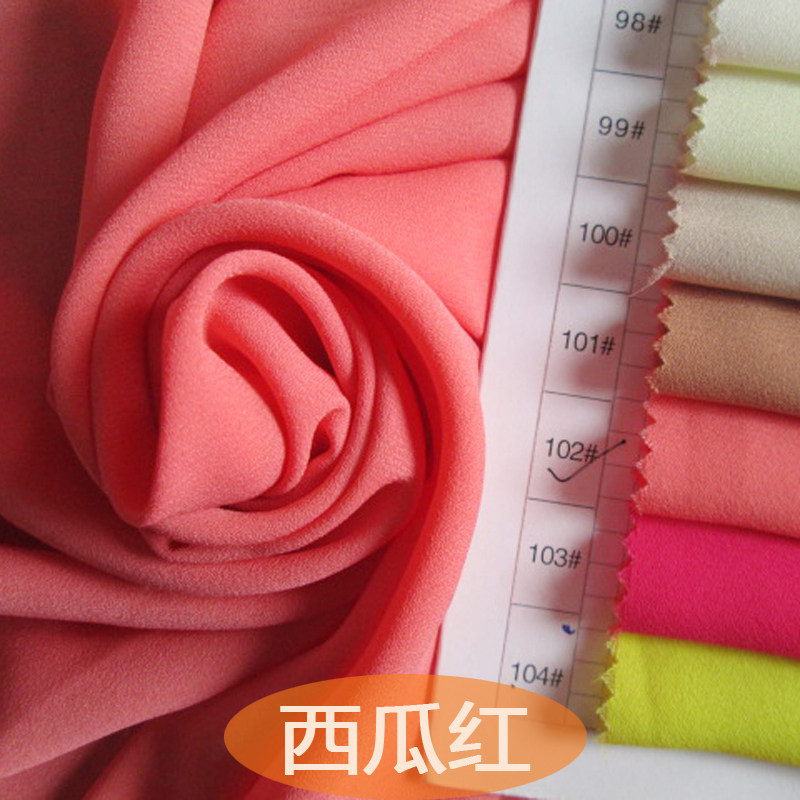 长丝乱麻布料 磨砂面料  高档乱麻雪纺 2400高捻 无弹 不厚不透