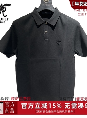 龙达飞官方正品男士商务休闲蚕丝混纺纯色半袖卫衣POLO衫DT20815Q