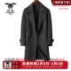 双面呢 龙达飞 大衣外套M12623Q1 长款 羊毛 专柜同款 青年男士