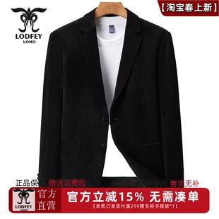 灯芯绒纯色休闲便西 龙达飞新品 春秋季 男士 J21600Q1 专柜同款