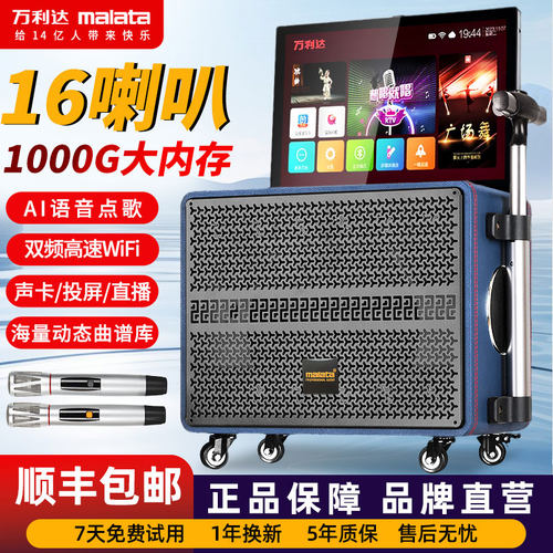【1000G存储】万利达k歌音响