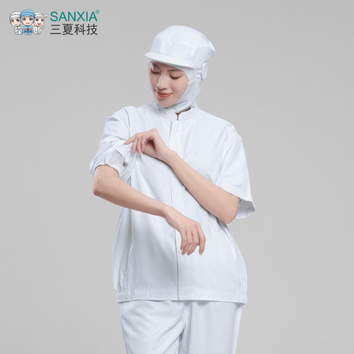 三夏科技食品车间工作服