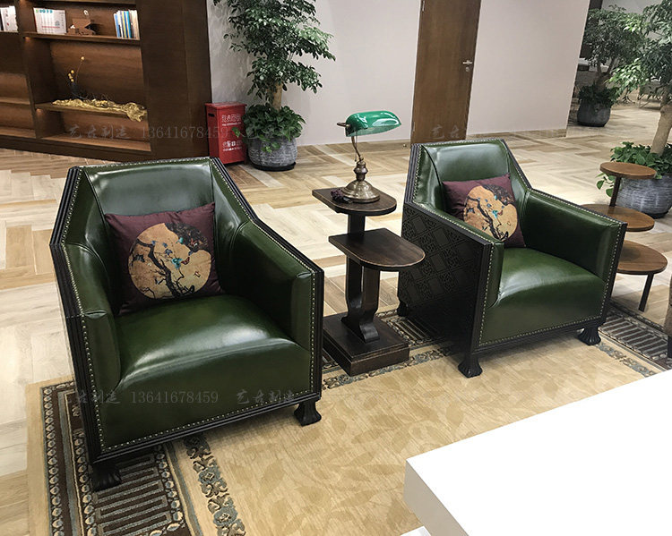 老上海Art Deco设计复古沙发摄影网红空间场景设计装饰老摩登沙发