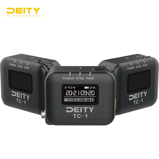 长沙现货 谛听(DEITY)TC-1时码器麦克风视频录音收音广兼容长续航小巧轻便远程APP控制互联多机位时间码同步