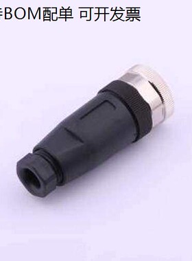 FCQ12002-A05P2211BKB000 圆形(线缆)连接器 M12直型母插PG7
