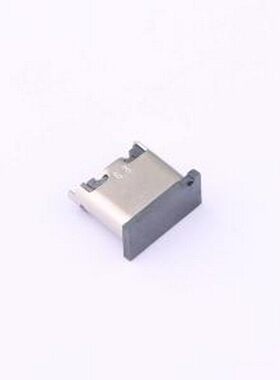HC-TYPE-C-6P-LT023A USB连接器 黑色 Type-C 母 立贴 YPE-C-6P
