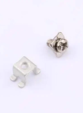 66565S0M3 两件套 PCB焊接端子四脚贴片6*6.5*6.5MM-拉伸M3螺丝