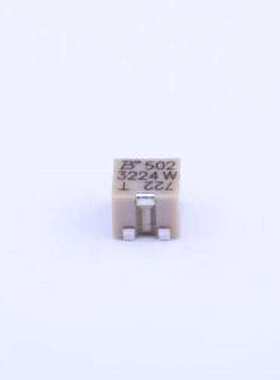 3224W-1-502E 可调电阻/电位计 5kΩ ±10% SMD-3P,4.8x3.5mm